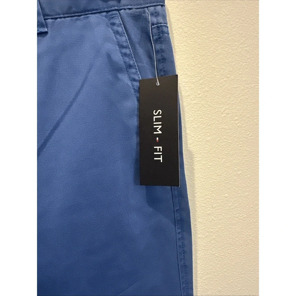 New Tommy Hilfiger Boy's Slim Size 16 Blue 100% Cotton Pants/Jeans Retail‎ $44